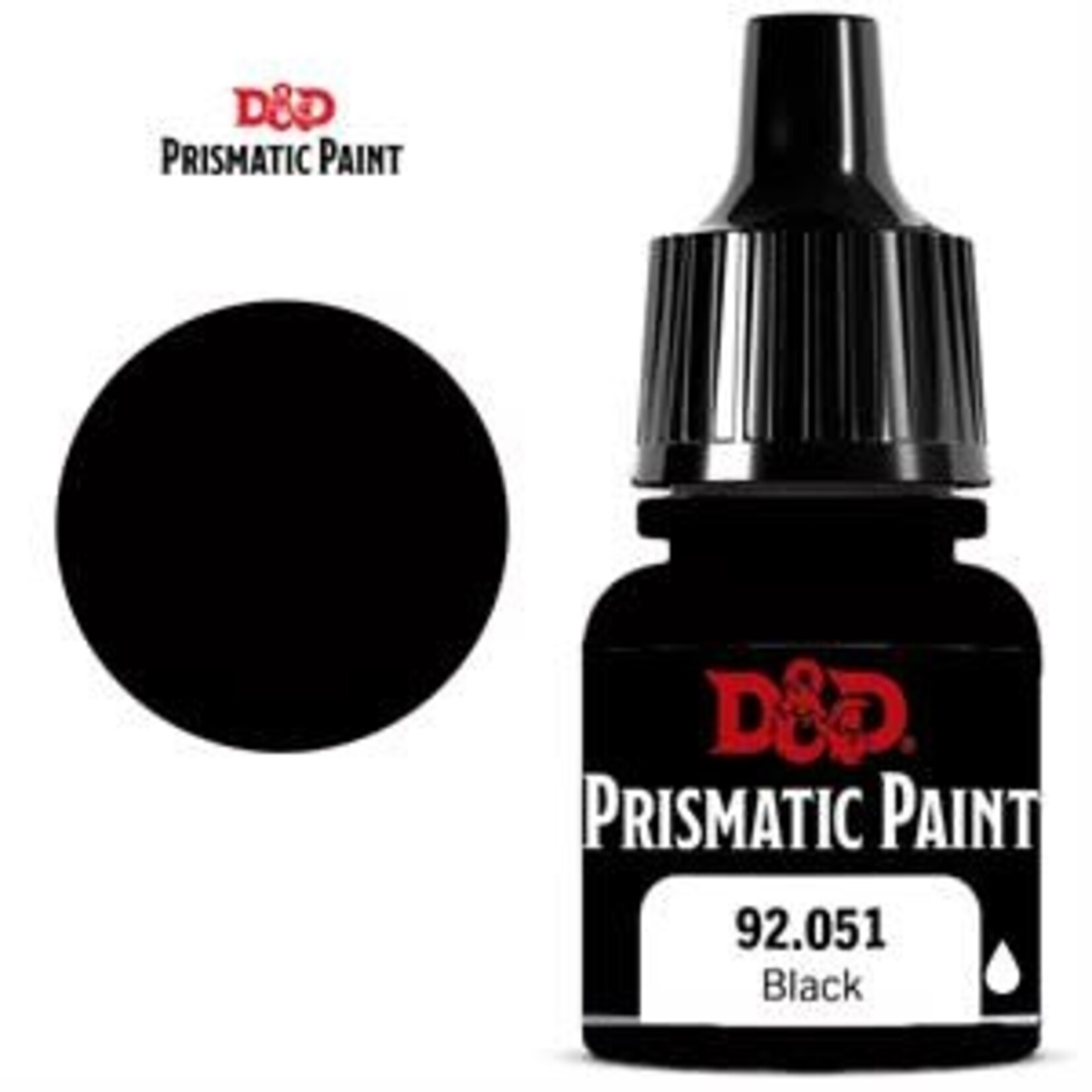 WizKids Black - D&D Prismatic Paint - WizKids / Vallejo - 8 ml