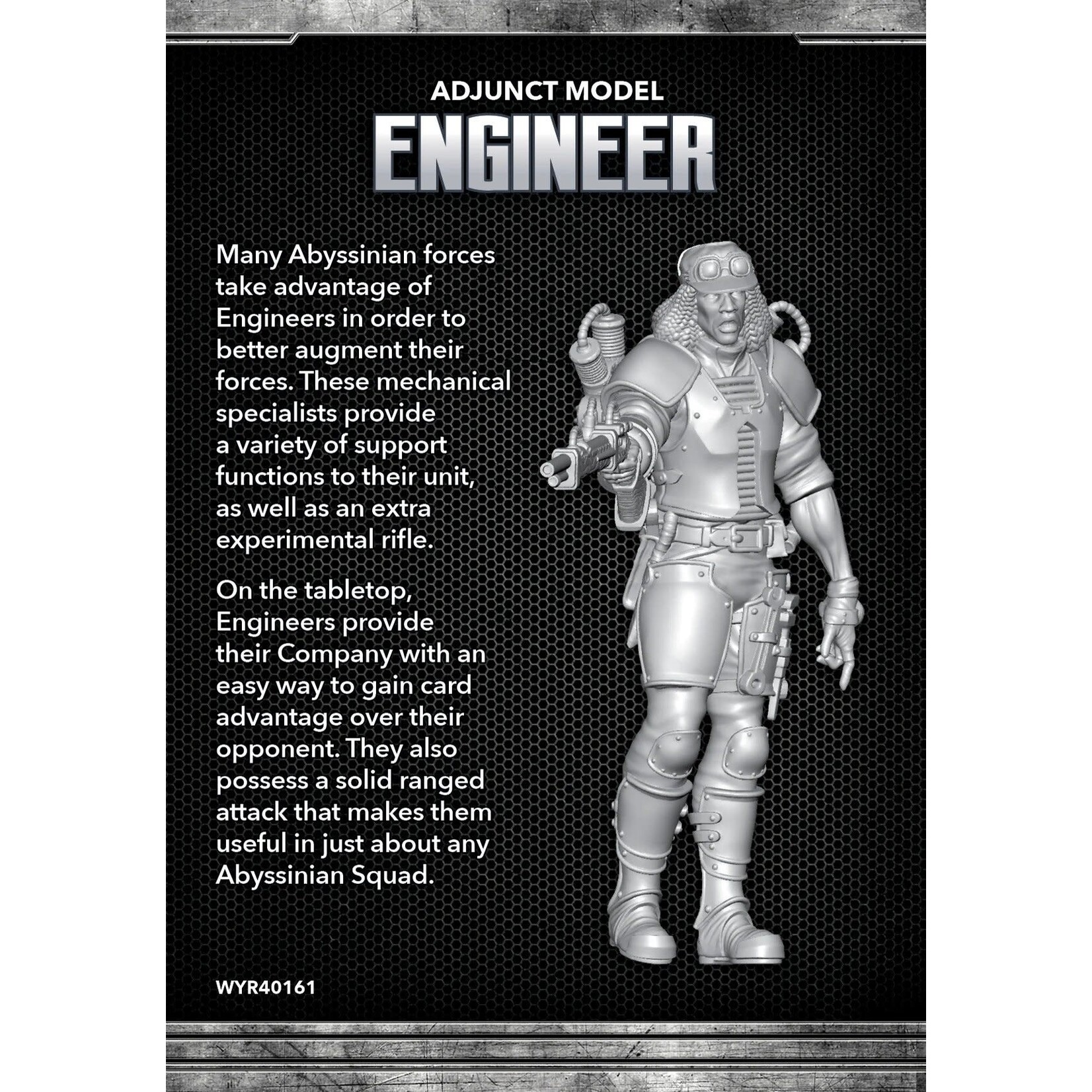 Wyrd Games Engineer Adjunct Model - Abyssinia - The Other Side