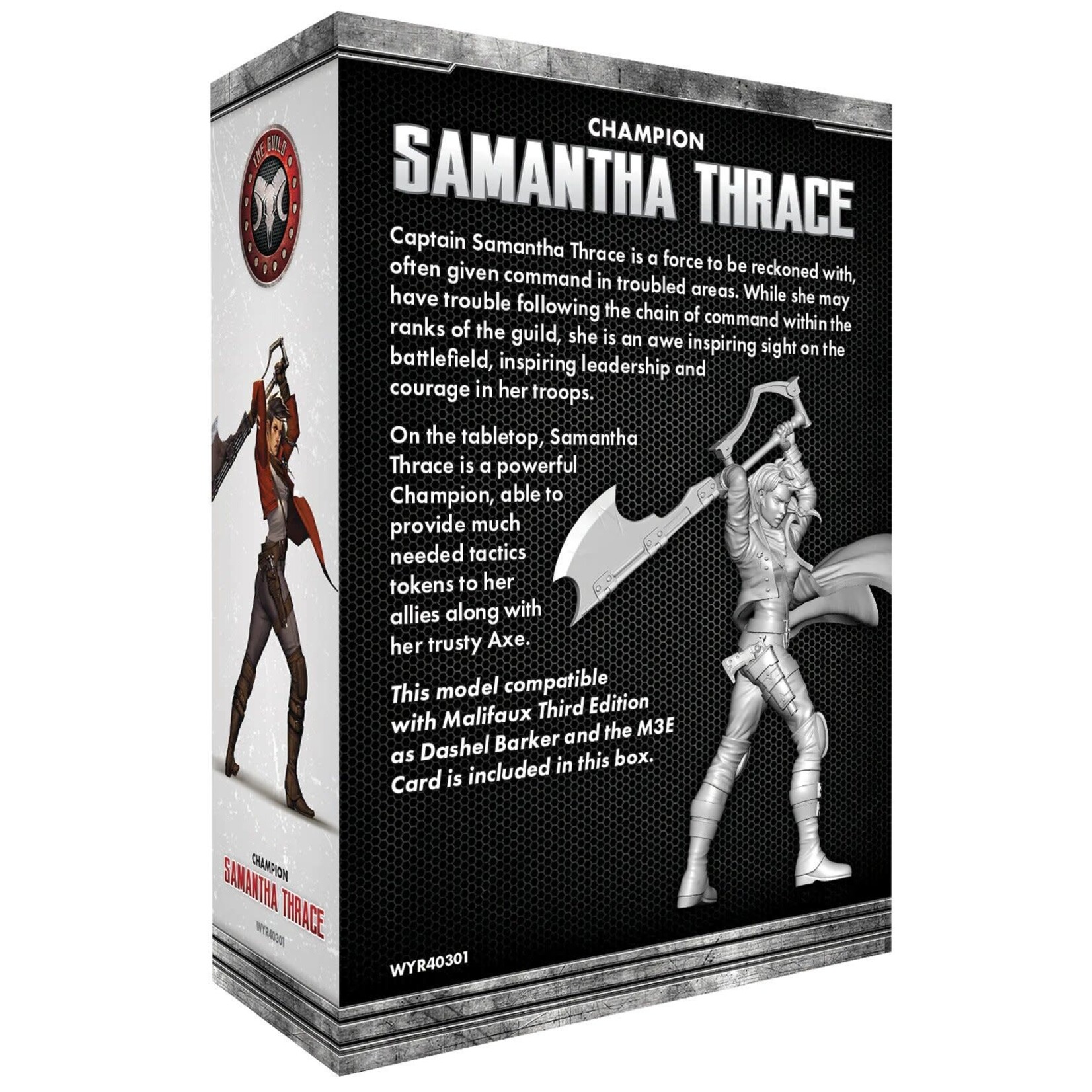Wyrd Games Samantha Thrace, Champion - Cult of the Burning Man - The Other Side / Malifaux 3E