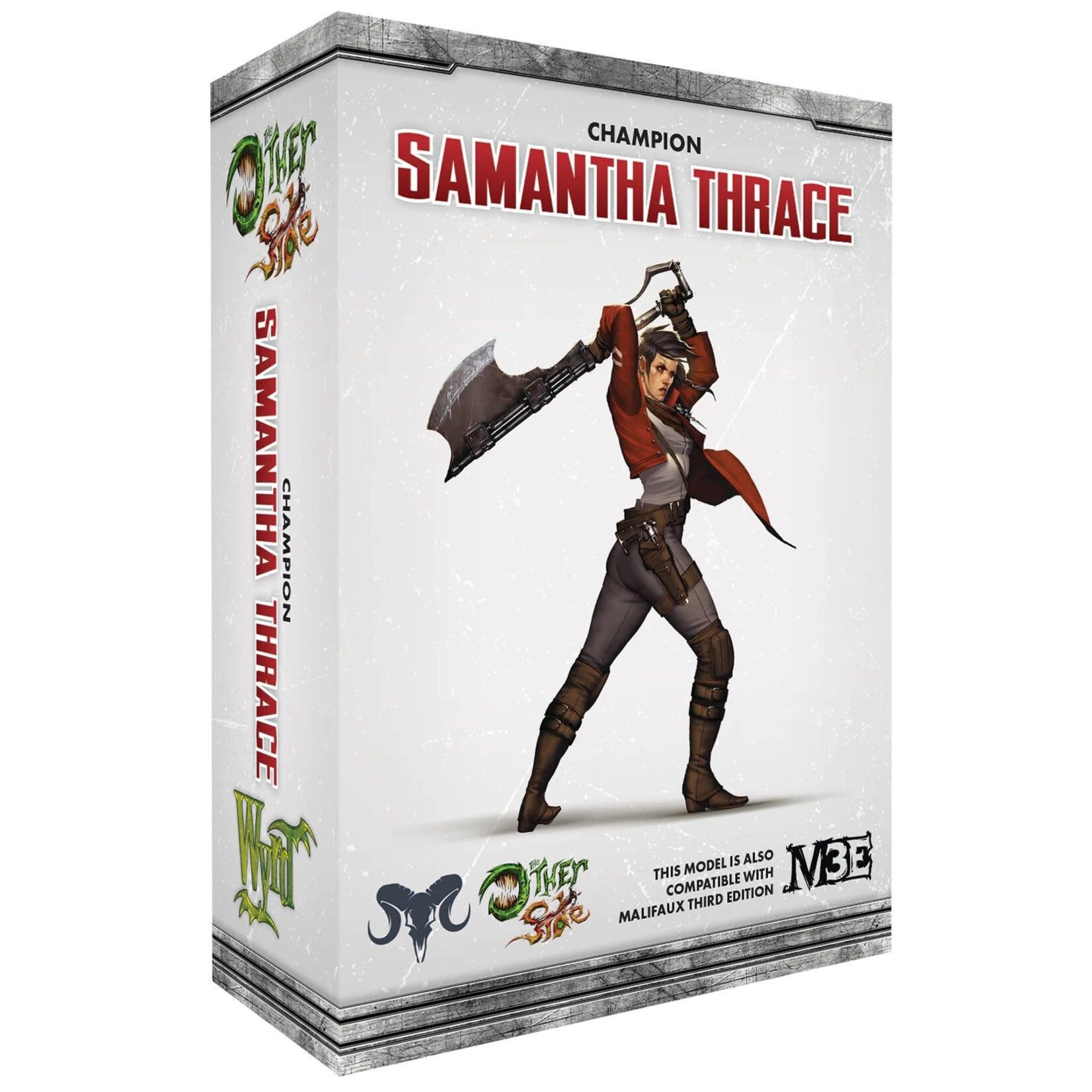 Wyrd Games Samantha Thrace, Champion - Cult of the Burning Man - The Other Side / Malifaux 3E