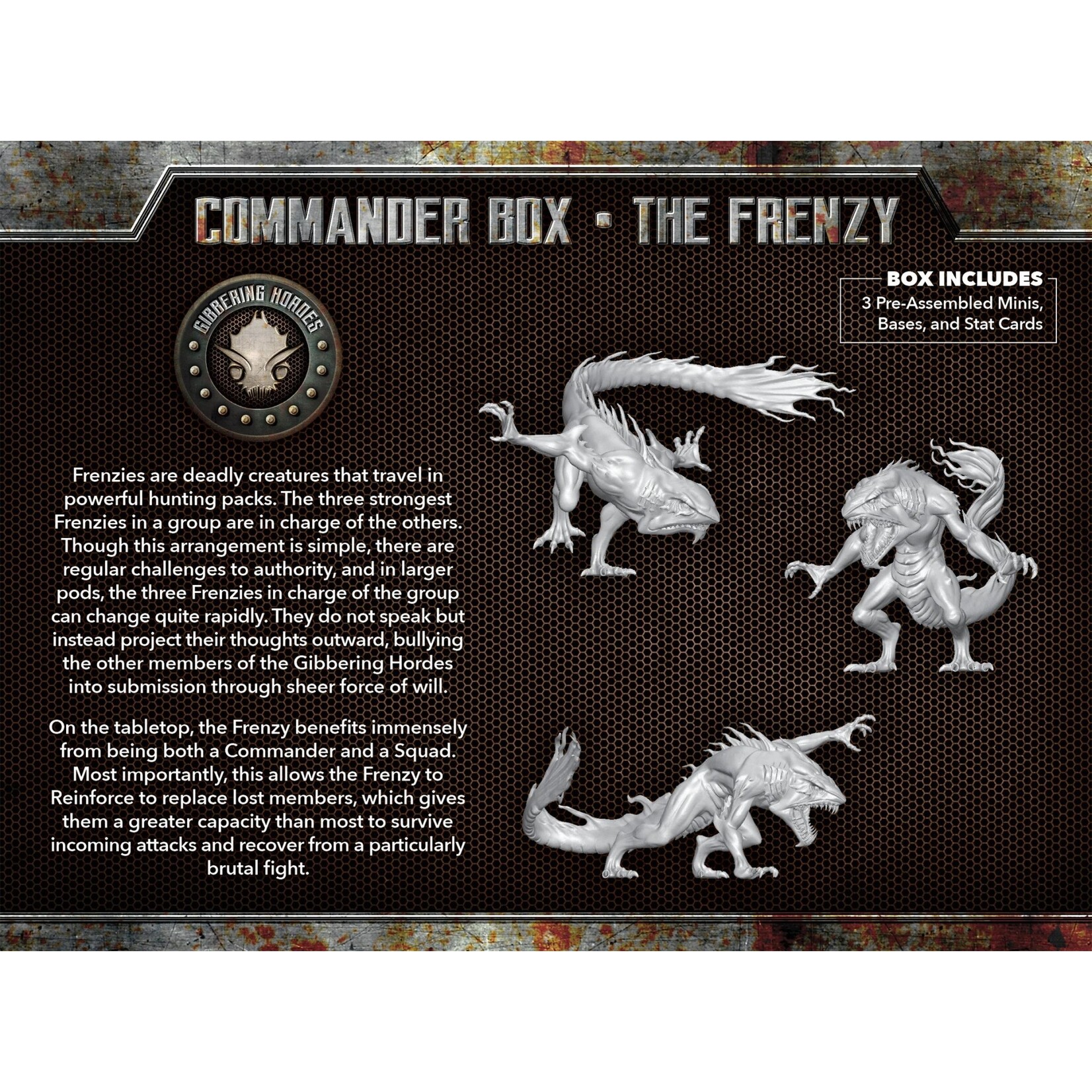 Wyrd Games The Frenzy, Commander - Gibbering Hordes - The Other Side