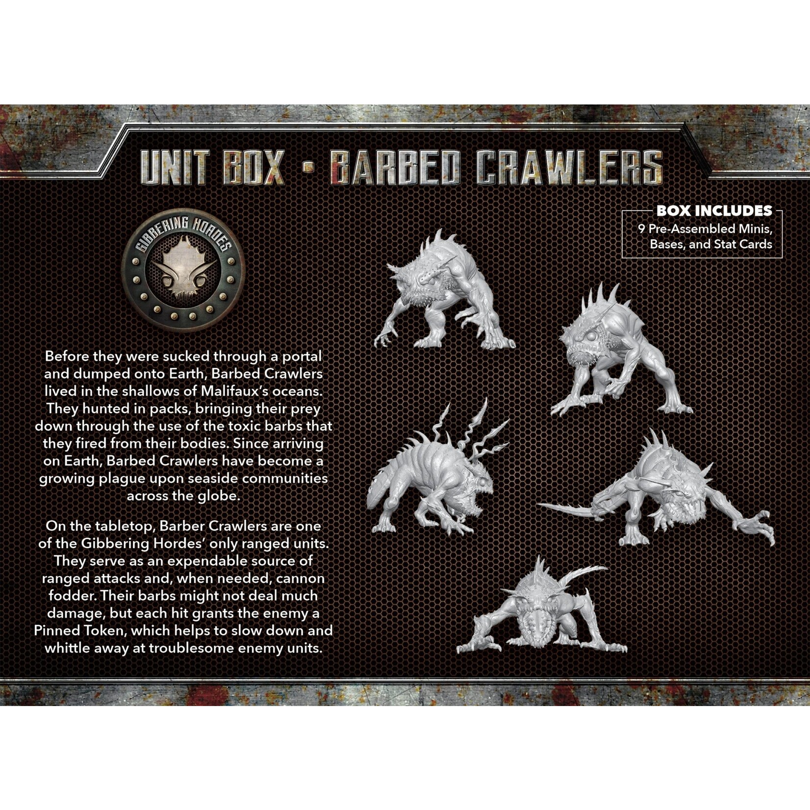Wyrd Games Barbed Crawlers - Gibbering Hordes - The Other Side