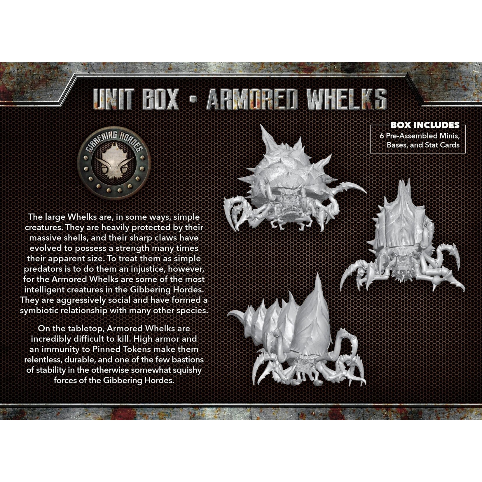 Wyrd Games Armored Whelks - Gibbering Hordes - The Other Side