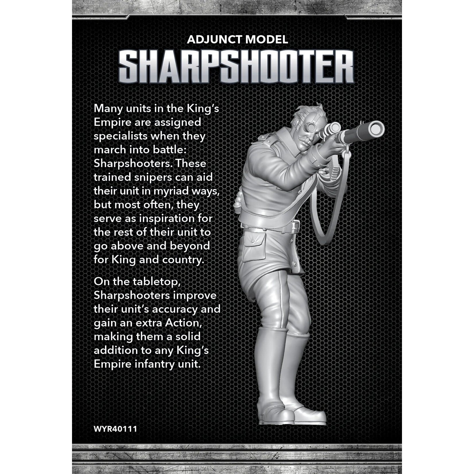 Wyrd Games Sharpshooter, Adjunct Model - King's Empire - The Other Side
