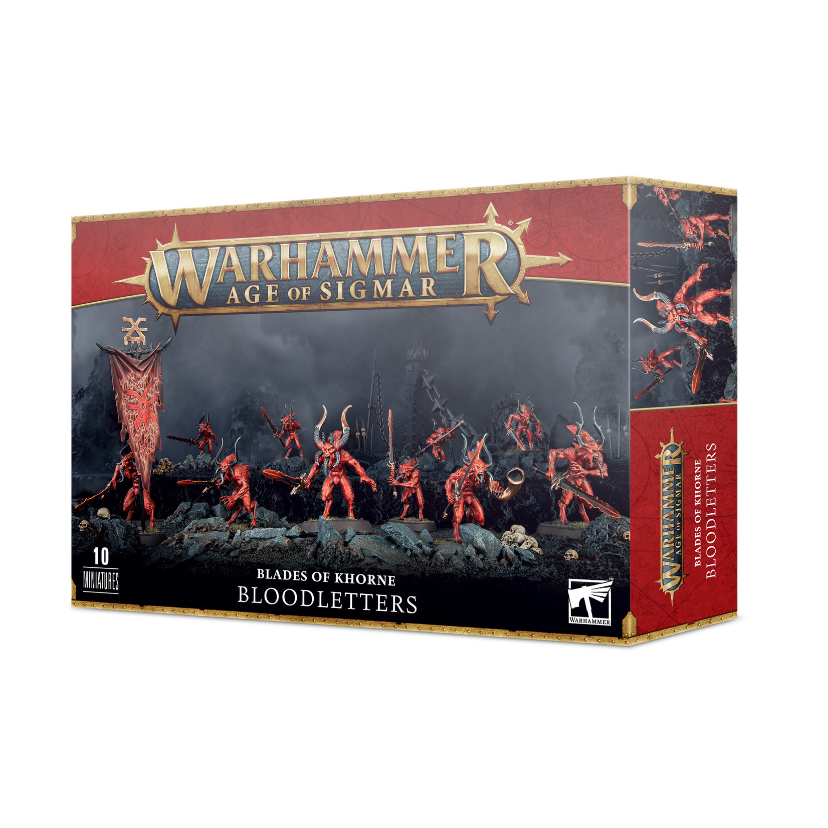 Games Workshop Bloodletters - Daemons of Khorne - Warhammmer Age of Sigmar & WH40K