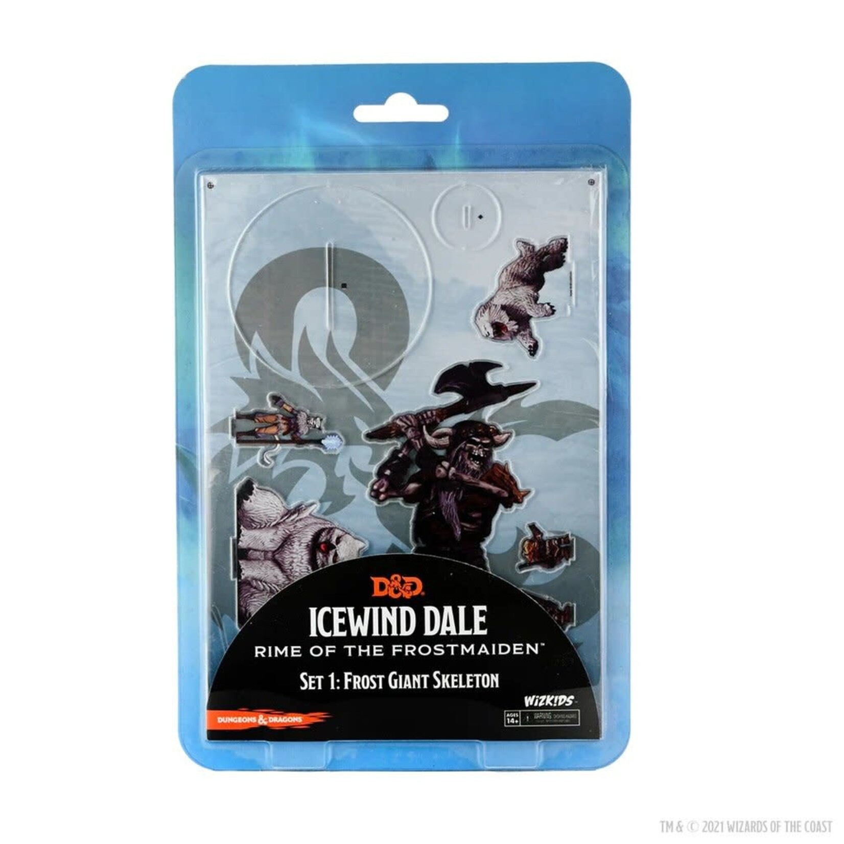 WizKids Icewind Dale Set 1: Frost Giant Skeleton - D&D Icons of the Realms 2D Acrylic Miniatures