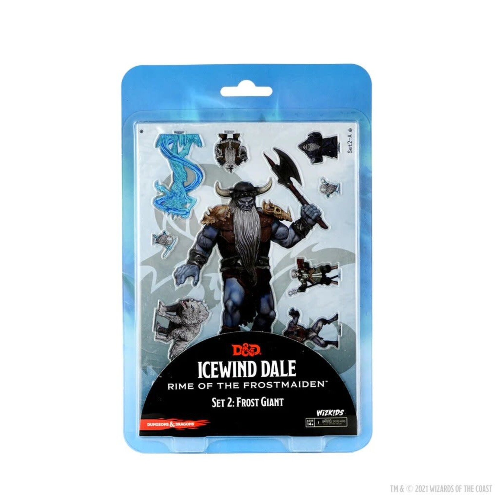 WizKids Icewind Dale Set 2: Frost Giant - D&D Icons of the Realms 2D Acrylic Miniatures