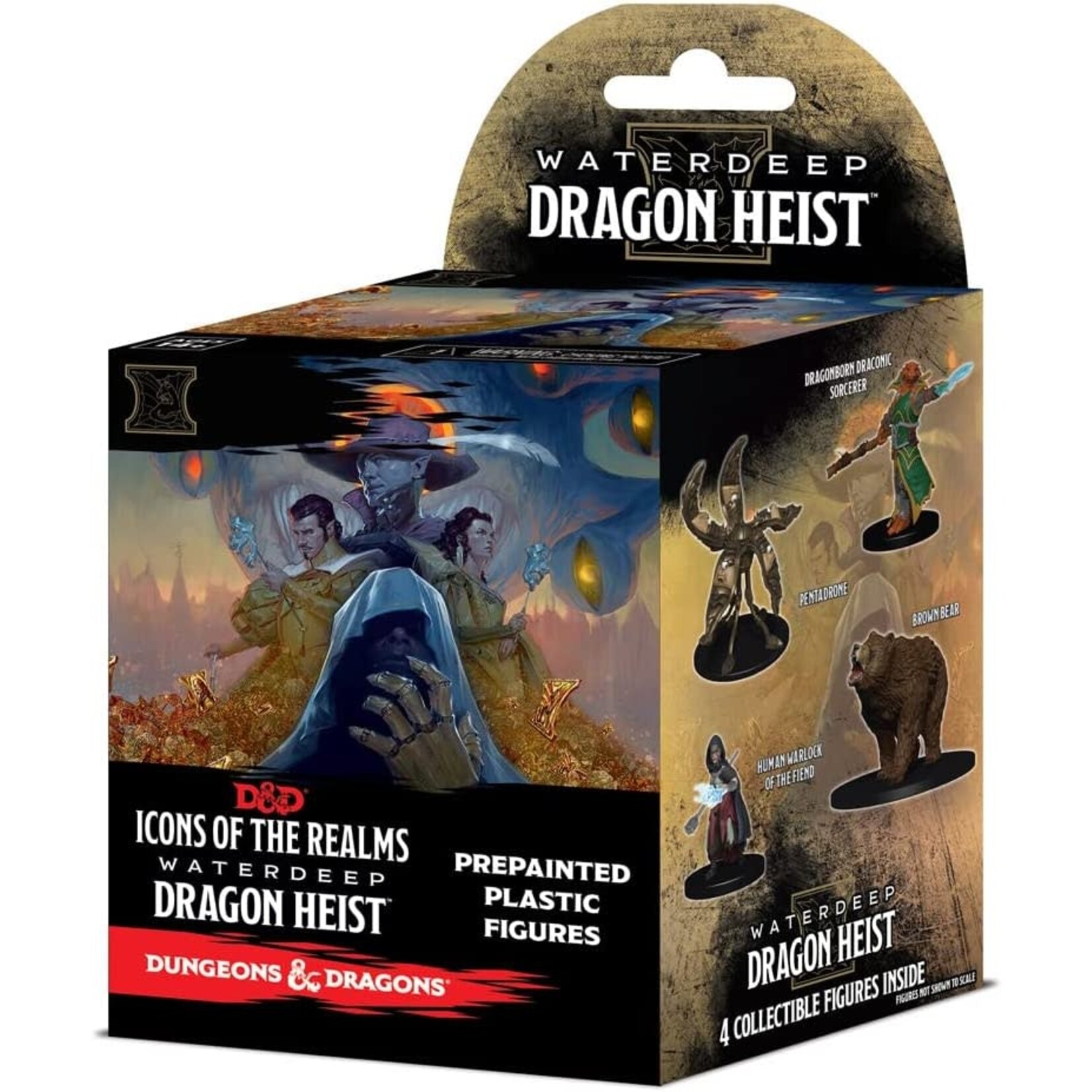 WizKids Dragon Heist - D&D Icons of the Realms: Waterdeep - 4 pre-painted figures Booster