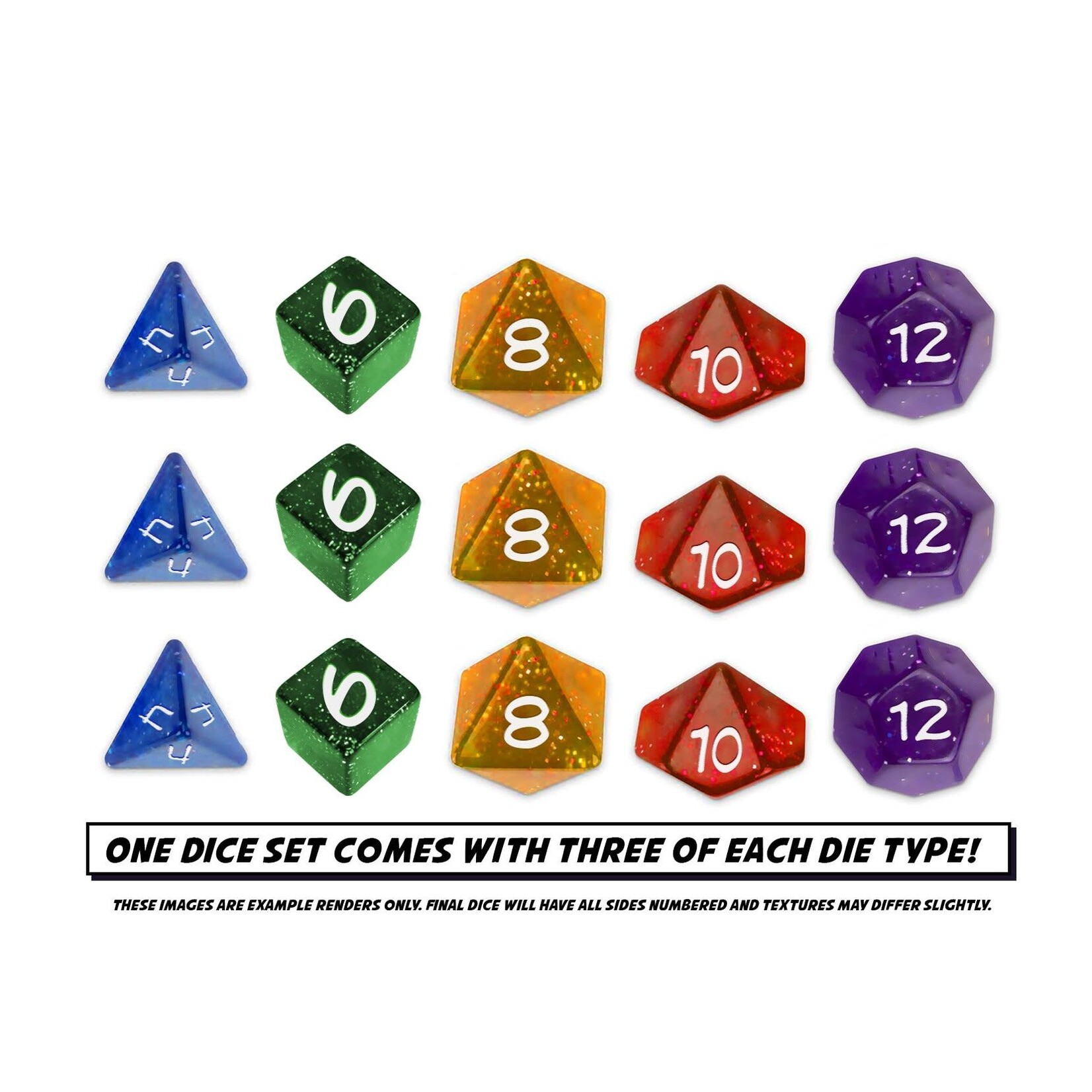 Sentinel Comics RPG Custom Dice Set