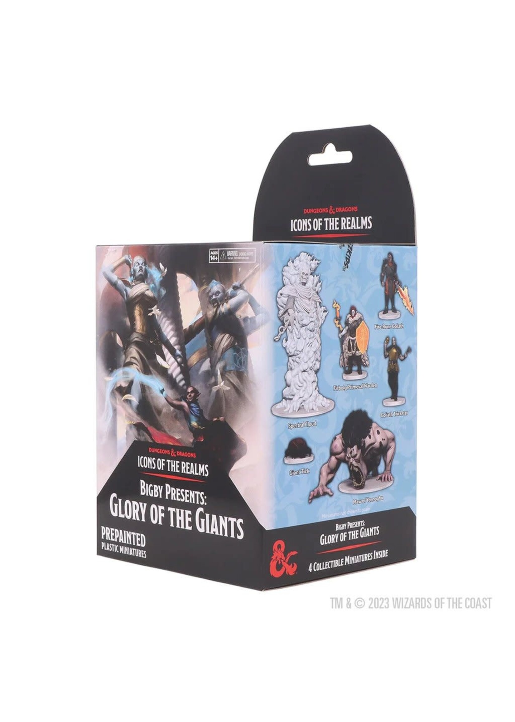WizKids Bigby Presents: Glory of the Giants - D&D Icons of the Realms - Booster de 4 miniatures pré-peintes