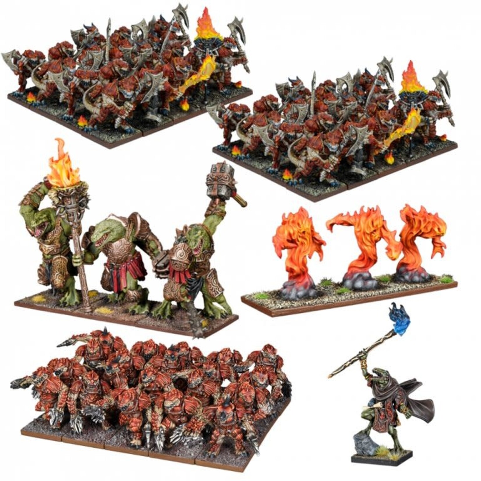Mantic Salamander Mega Army - Kings of War