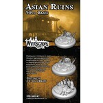 Wyrd Games Asian Ruins 40mm Bases (2) - Wyrdscapes