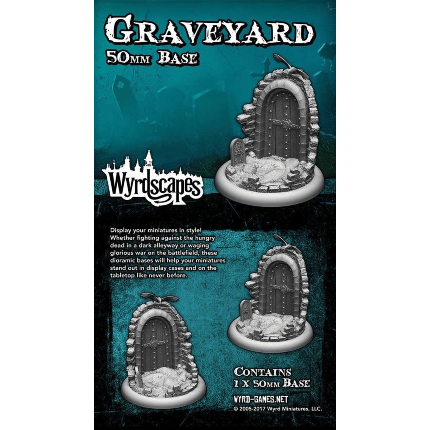 Wyrd Games Graveyard 50mm Base - Wyrdscapes