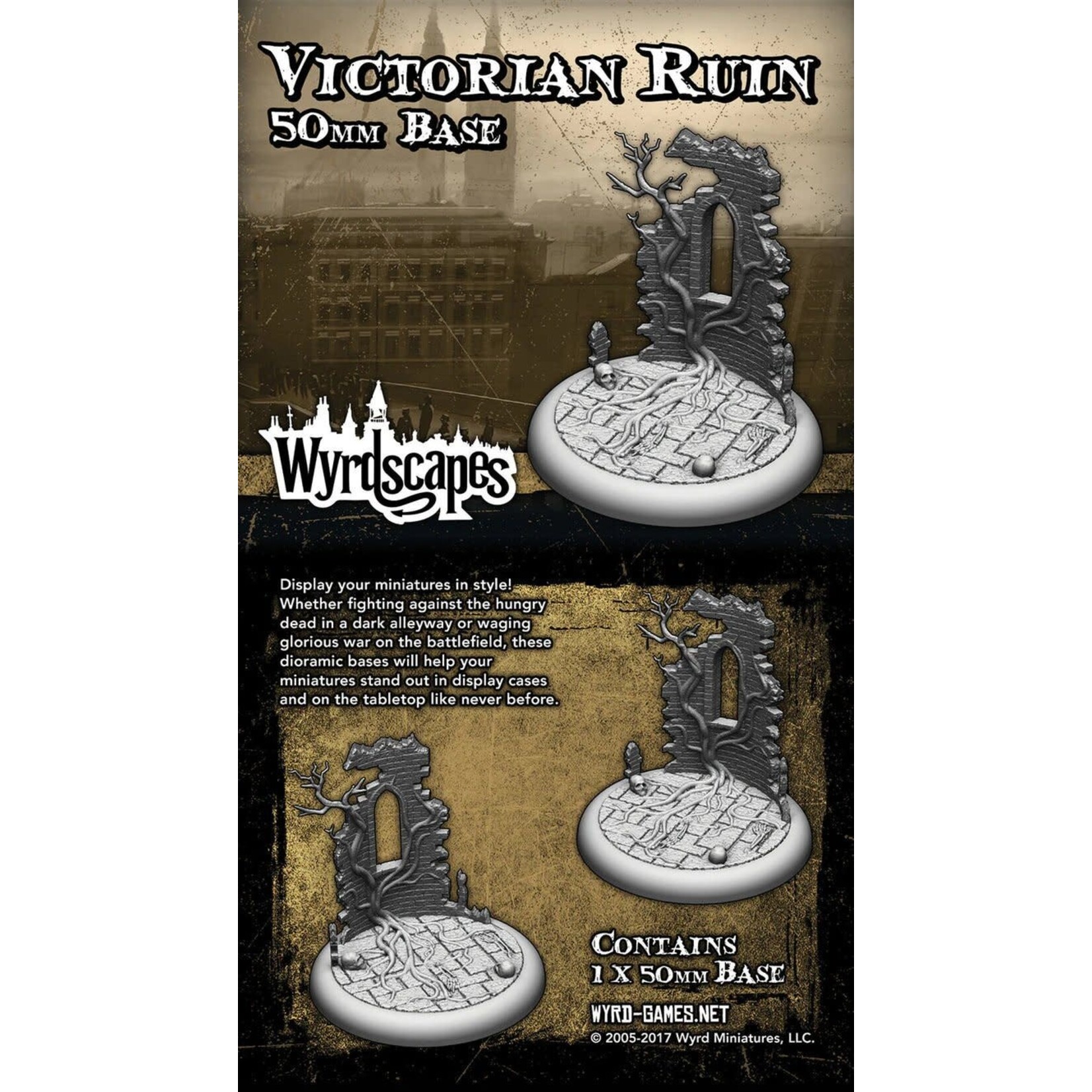 Wyrd Games Victorian Ruin 50mm Base - Wyrdscapes
