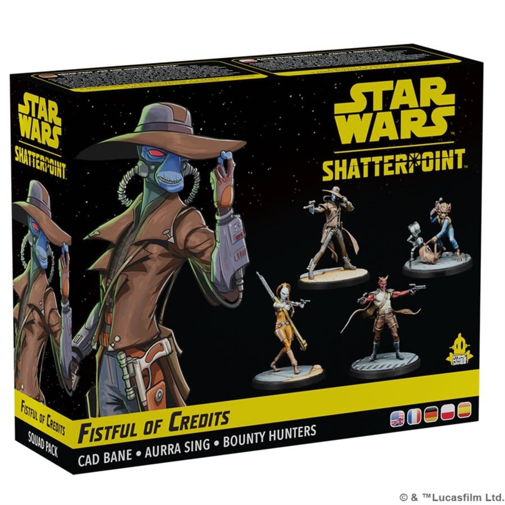 Star Wars: Shatterpoint - Fistful of Credits: Cad Bane Squad Pack (ML)