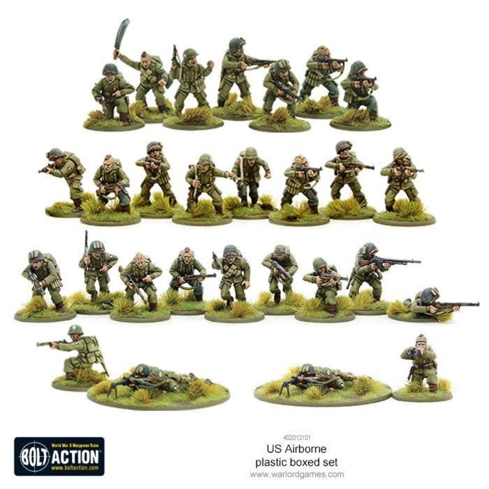 Warlord Games US Airborne: Late WWII US Paratroopers - Bolt Action