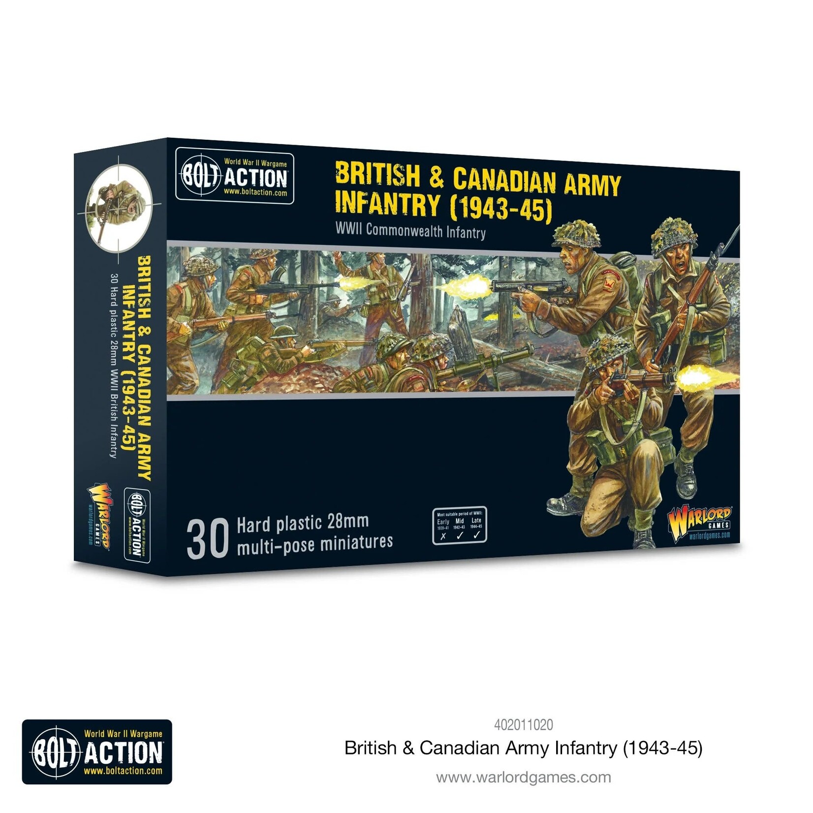 Warlord Games British & Canadian Infantry (1943-45) - Bolt Action
