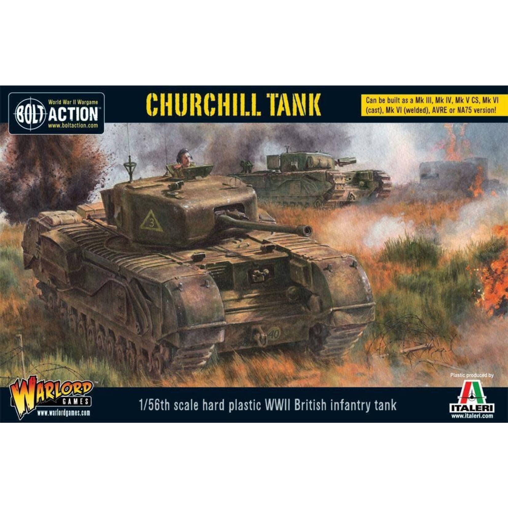 Warlord Games Churchill Tank (Plastic) - Bolt Action