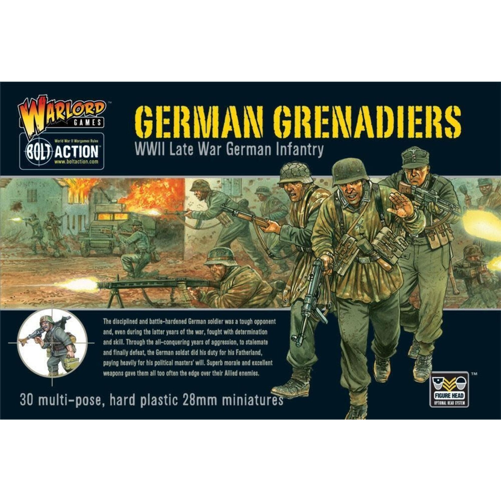 Warlord Games German Grenadiers Plastic Box Set - Bolt Action