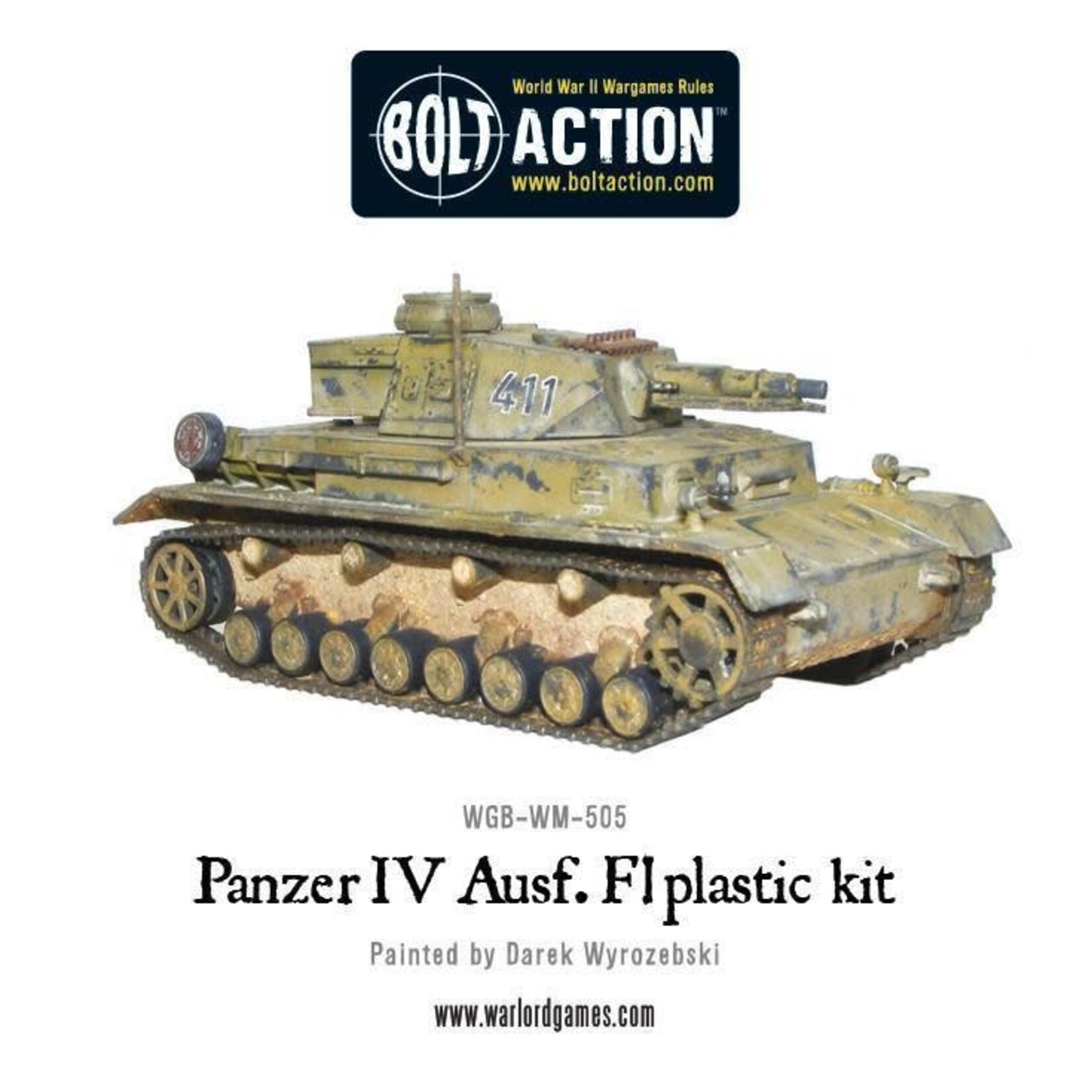 Warlord Games Panzer IV Ausf. F1/G/H Medium Tank (Plastic) - Bolt Action