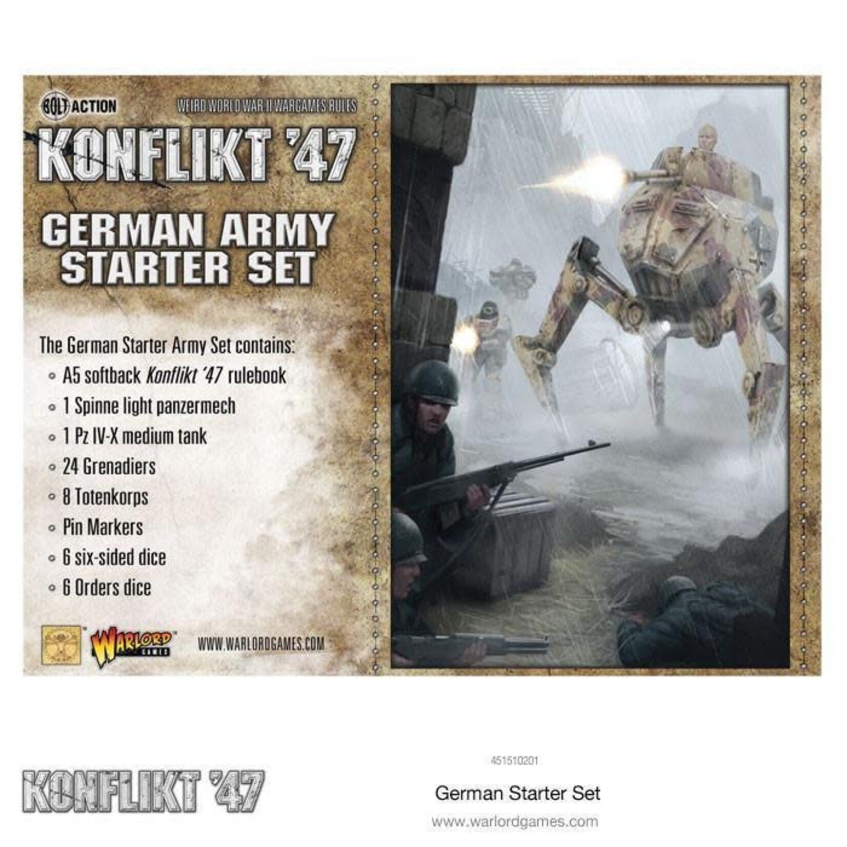 Warlord Games German Army Starter Set - Konflikt '47