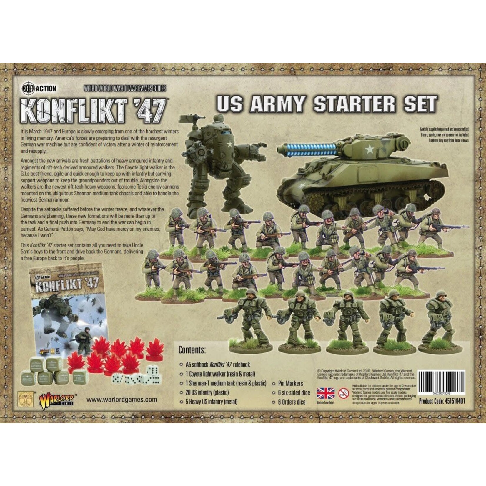 Warlord Games US Army Starter Set - Konflikt '47