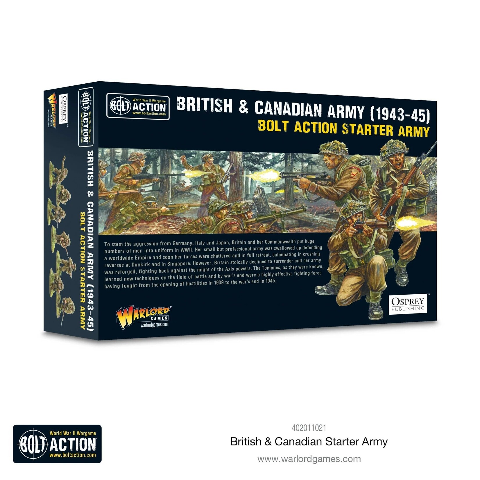 Warlord Games British & Canadian Army (1943-45) Starter Army - Bolt Action
