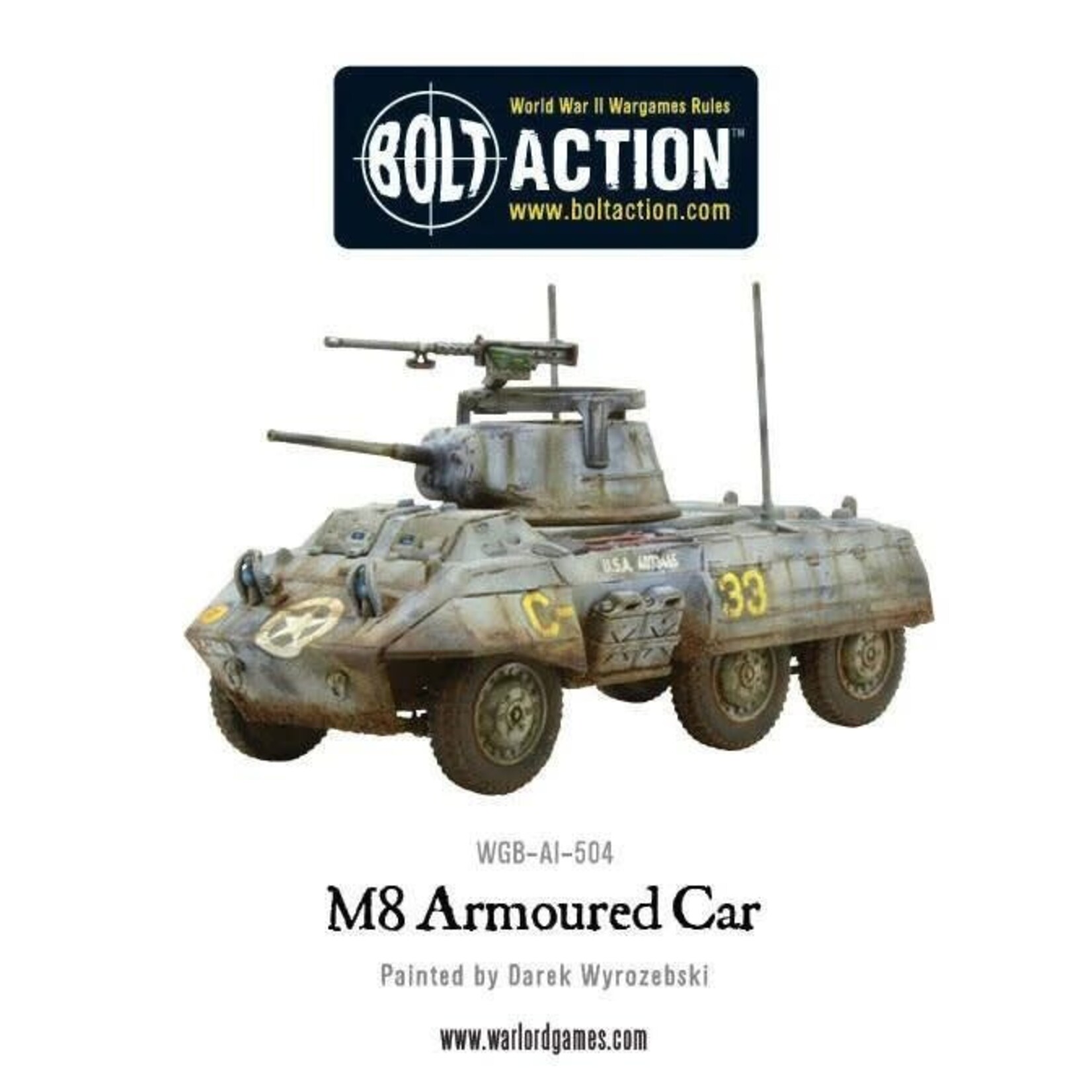 Warlord Games M8/M20 Greyhound Scout Car (Plastic Box)