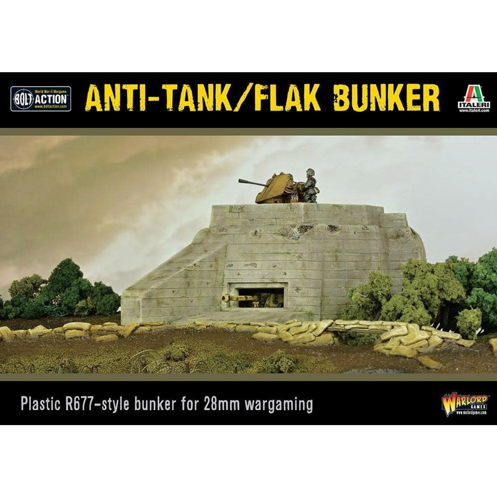 Warlord Games Anti-Tank / Flak Bunker - Bolt Action