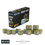 Warlord Games Order Dice (12) - Olive Drab - Bolt Action