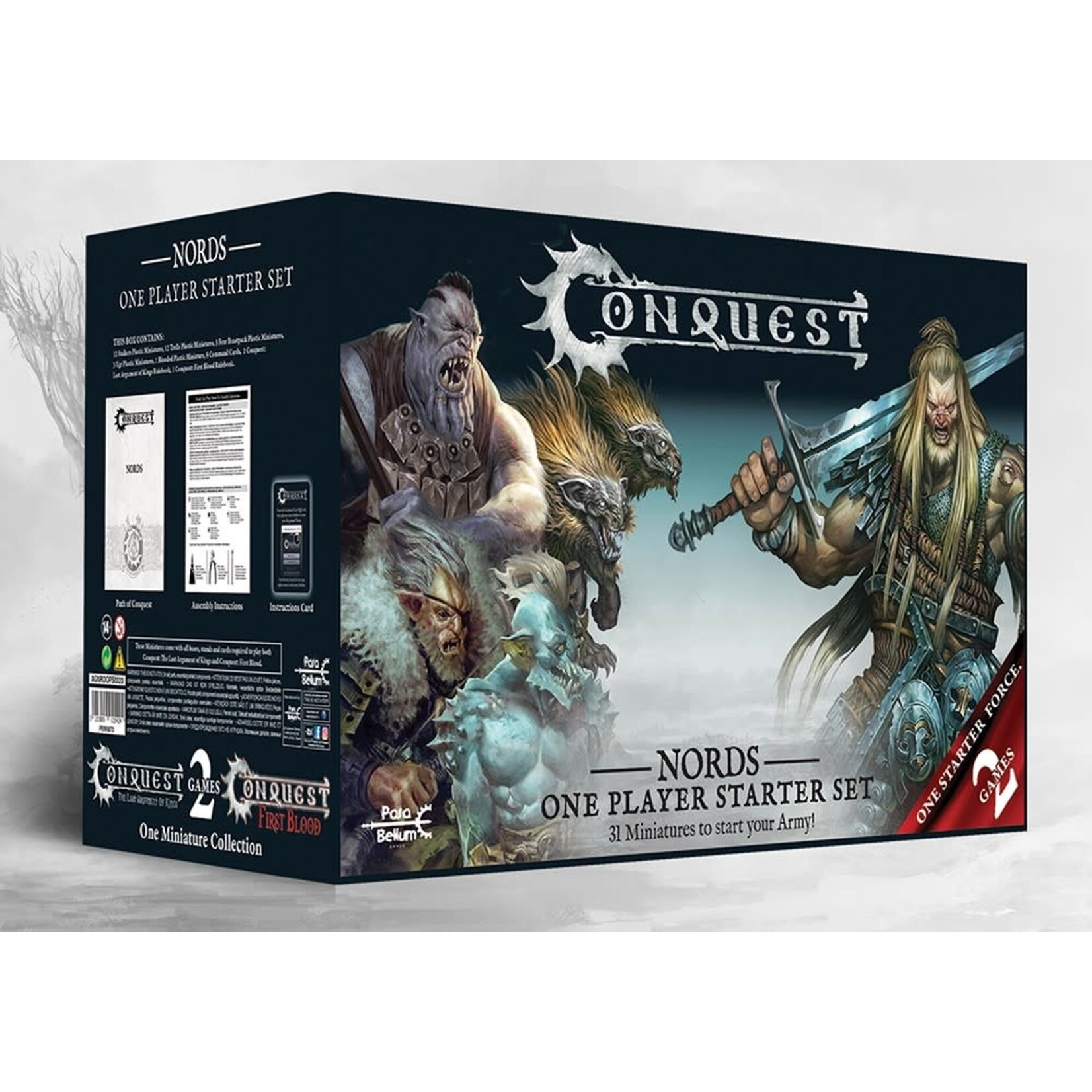 Para Bellum Games One Player Starter Set - Nords - Conquest