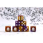 Para Bellum Games Old Dominion Faction Dice on Purple and Gold - Conquest