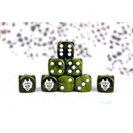 Para Bellum Games W’adrhŭn Faction Dice on Green swirl - Conquest