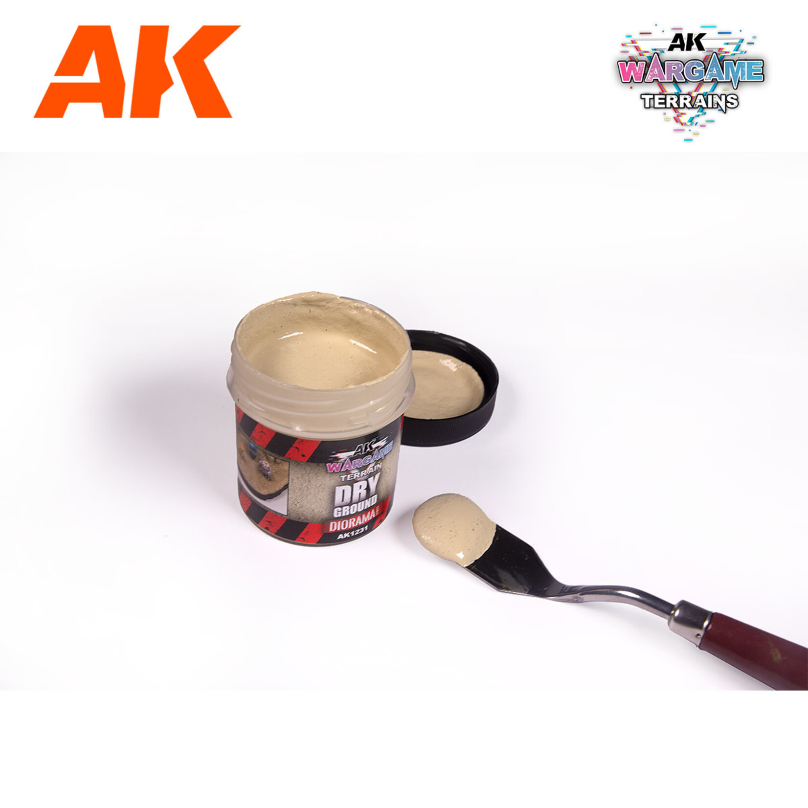 Wargame Terrain: Dry Ground 100 ml - AK Interactive