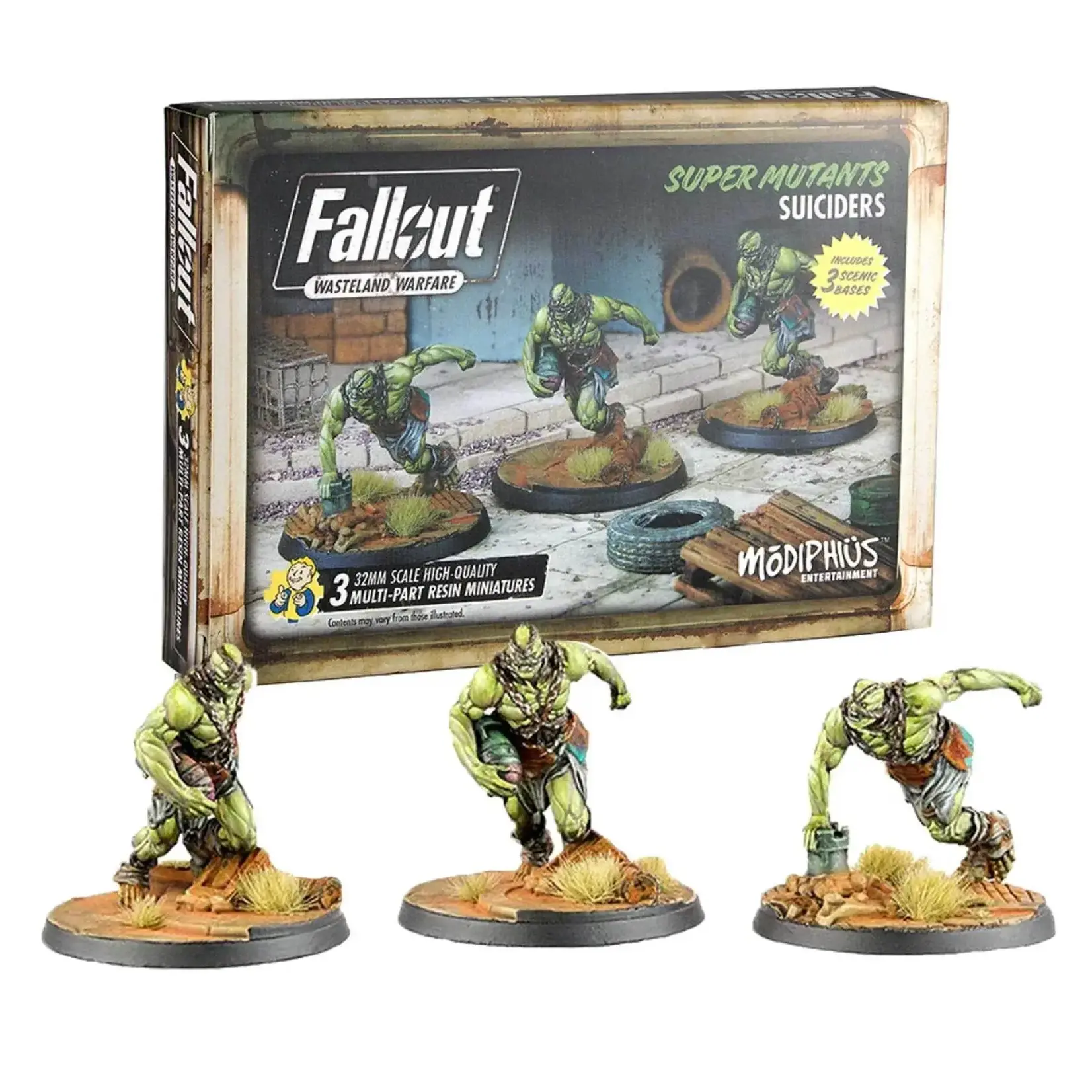 Modiphius Suiciders - Super Mutants - Fallout: Wasteland Warfare