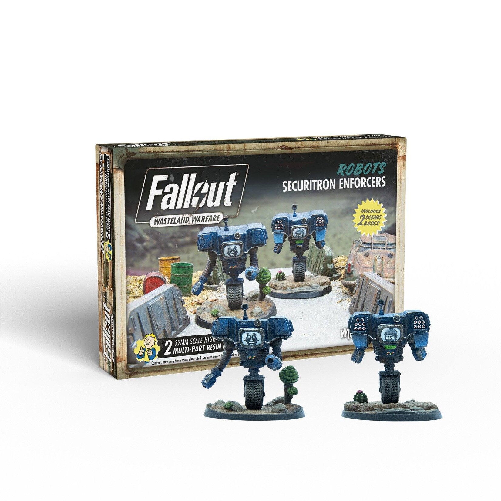 Modiphius Securitron Enforcers - Robots - Fallout: Wasteland Warfare
