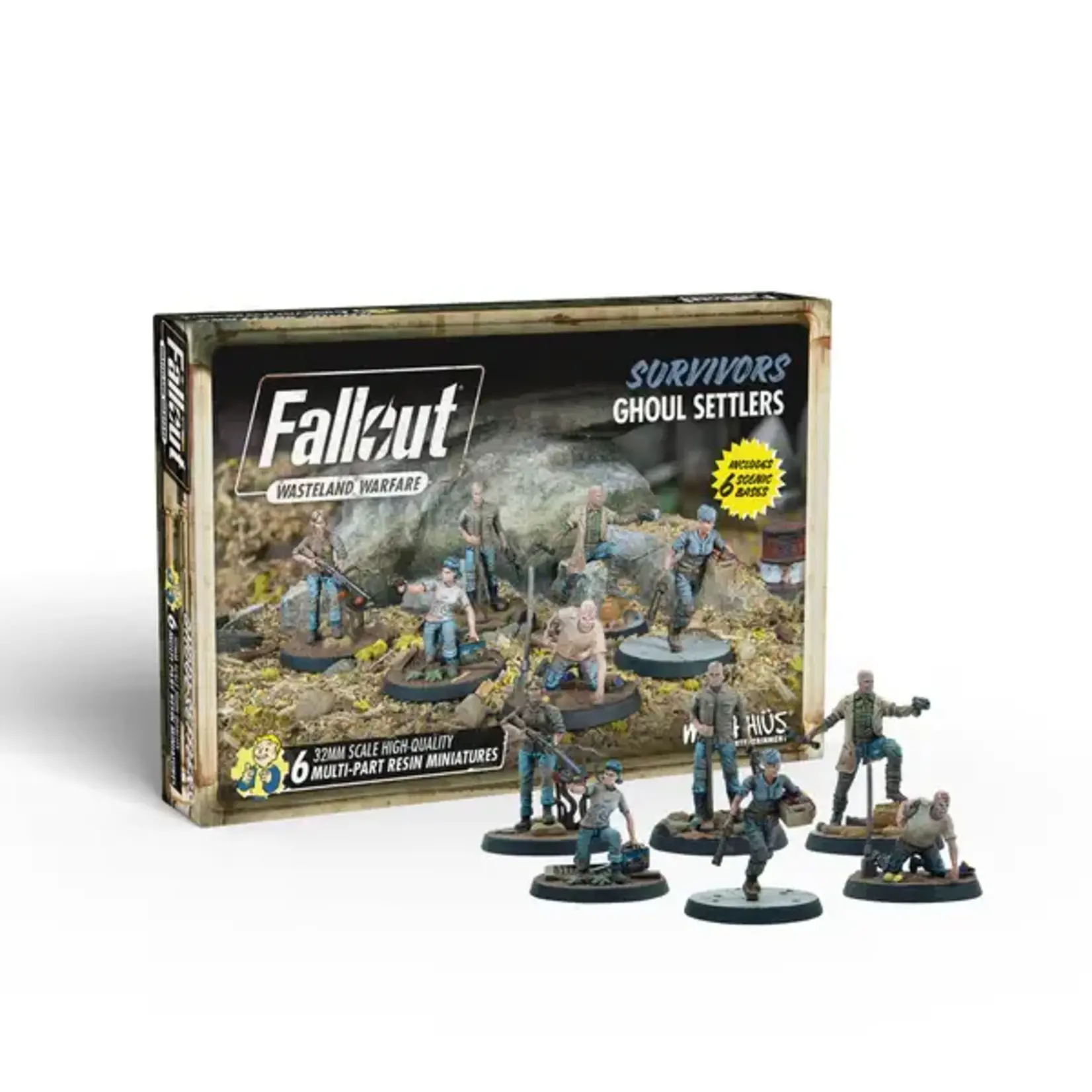 Modiphius Ghoul Settlers - Survivors - Fallout: Wasteland Warfare
