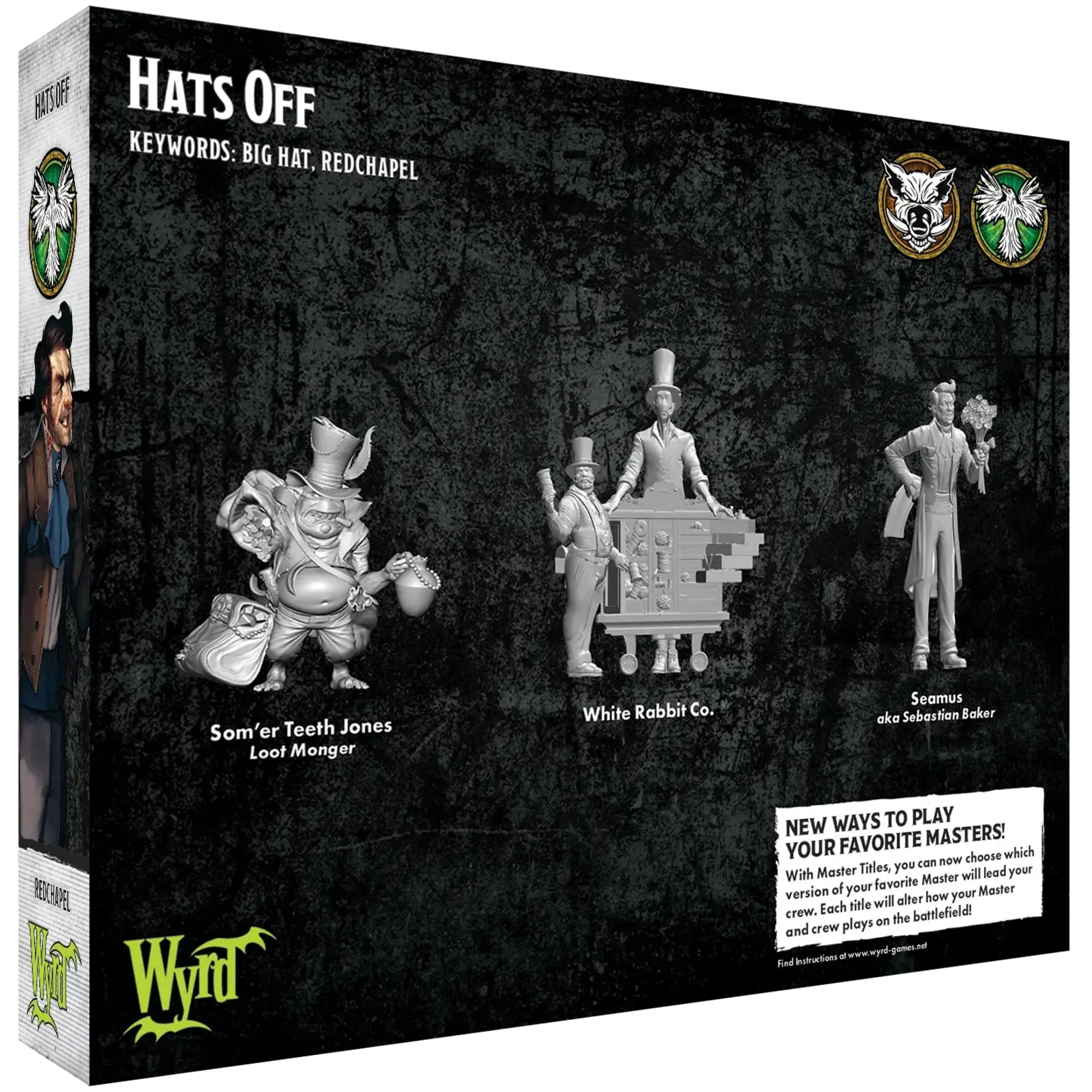 Wyrd Games Hats Off - Bayou/Resurrectionist - Malifaux