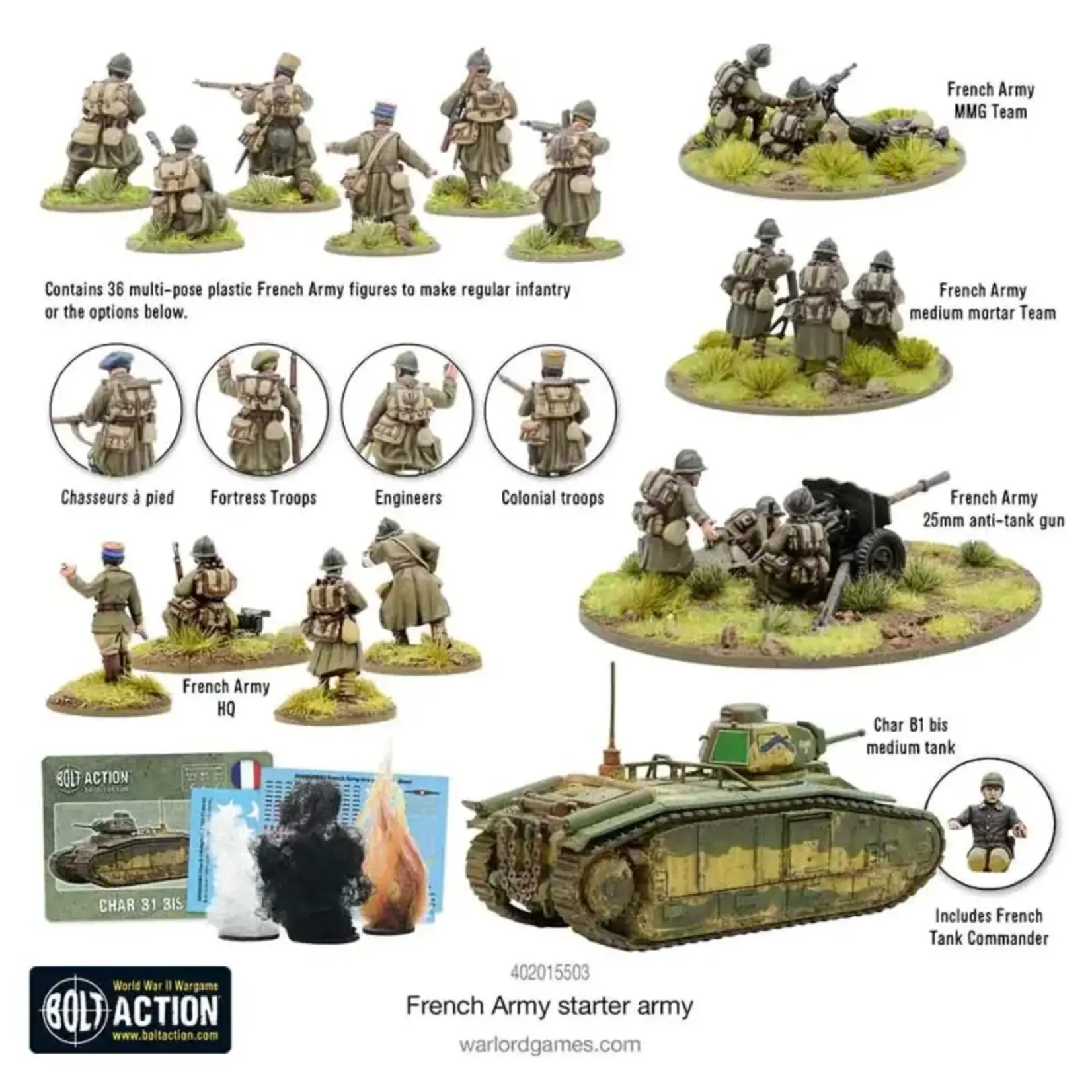 Warlord Games French Army Starter Army  - Bolt Action