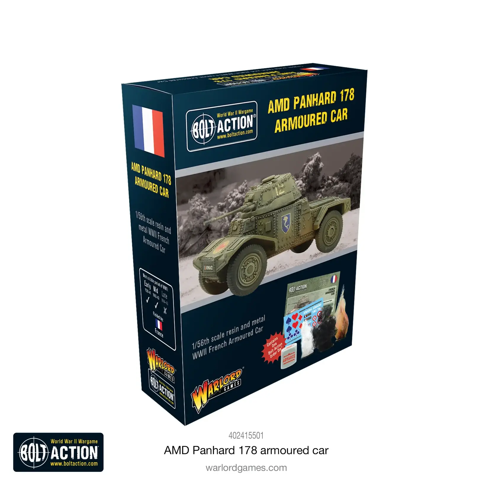Warlord Games Panhard 178 Armoured Car - Bolt Action