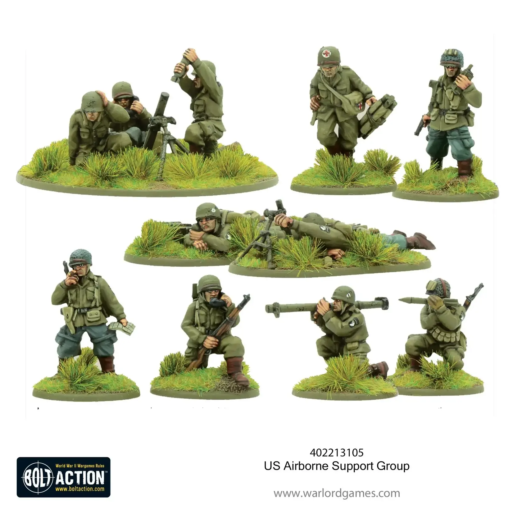 Warlord Games US Airborne Support Group (1944-45) - Bolt Action