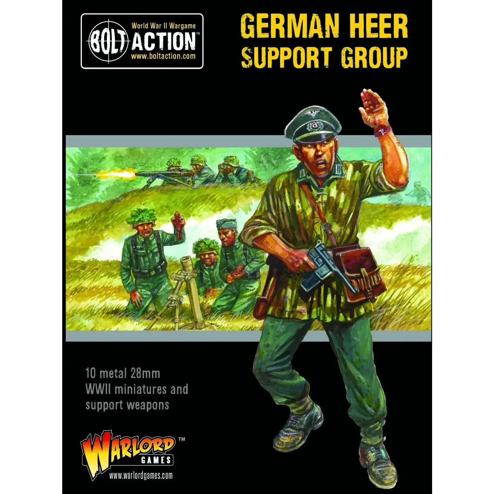 Warlord Games German Heer Support Group - Bolt Action