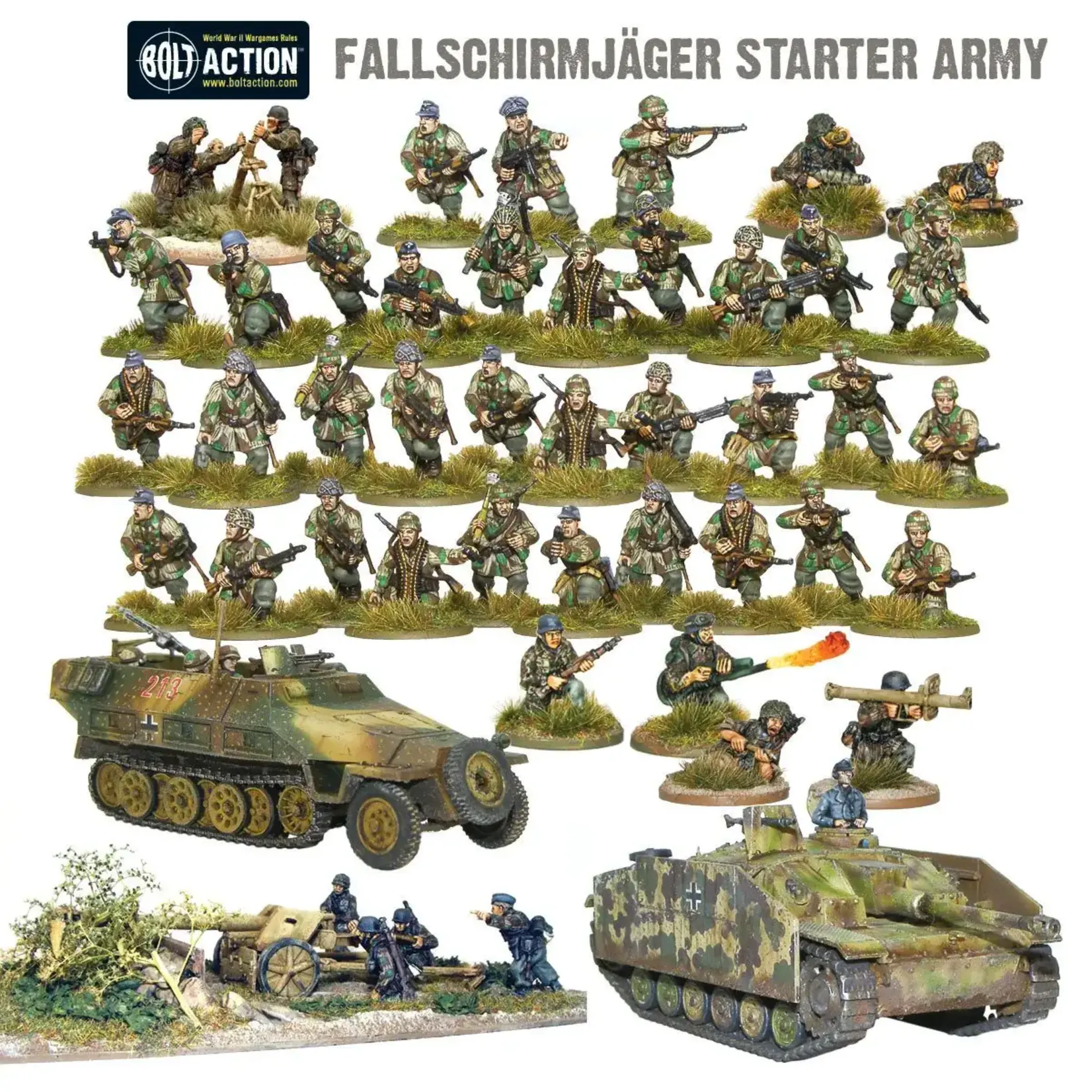 Warlord Games Fallschirmjager German Starter Army - Bolt Action