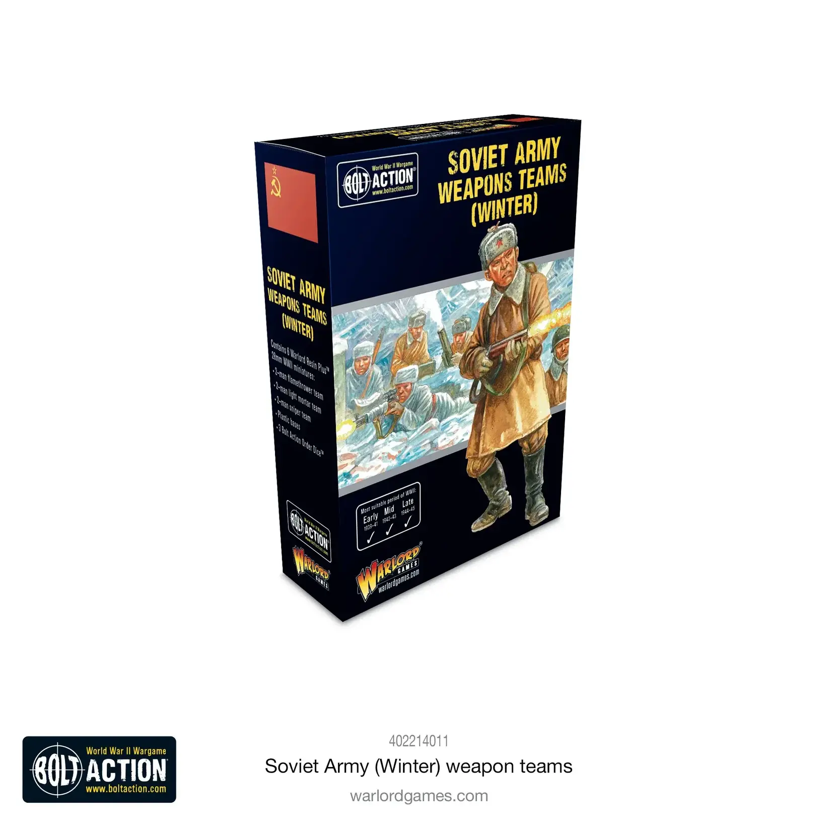 Warlord Games Soviet Army (Winter) Weapons Teams - Bolt Action