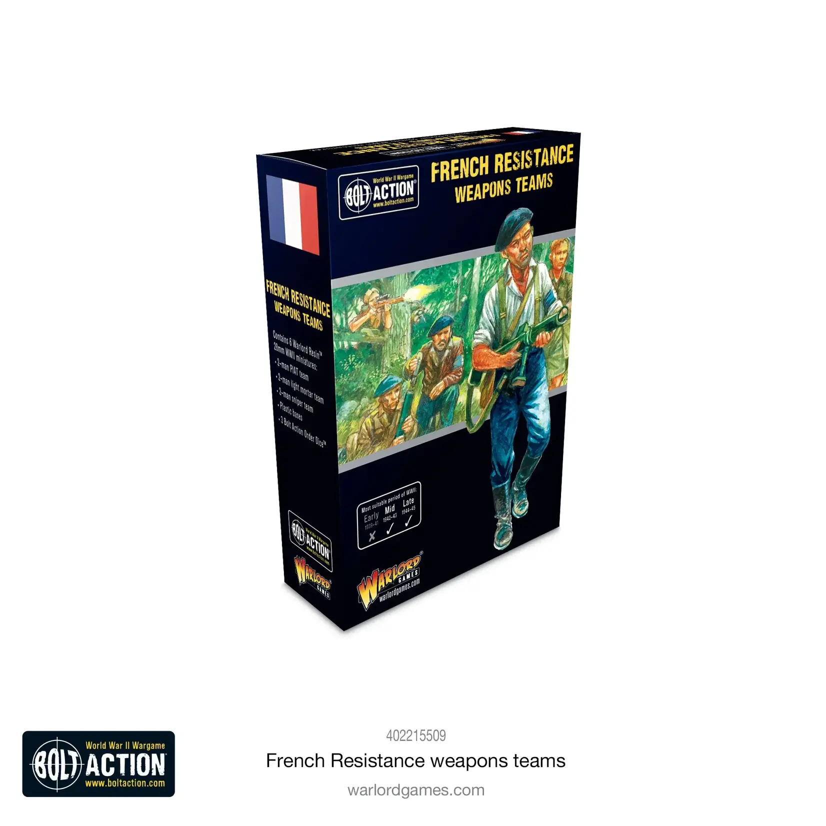 Warlord Games French Resistance Weapons Teams - Bolt Action