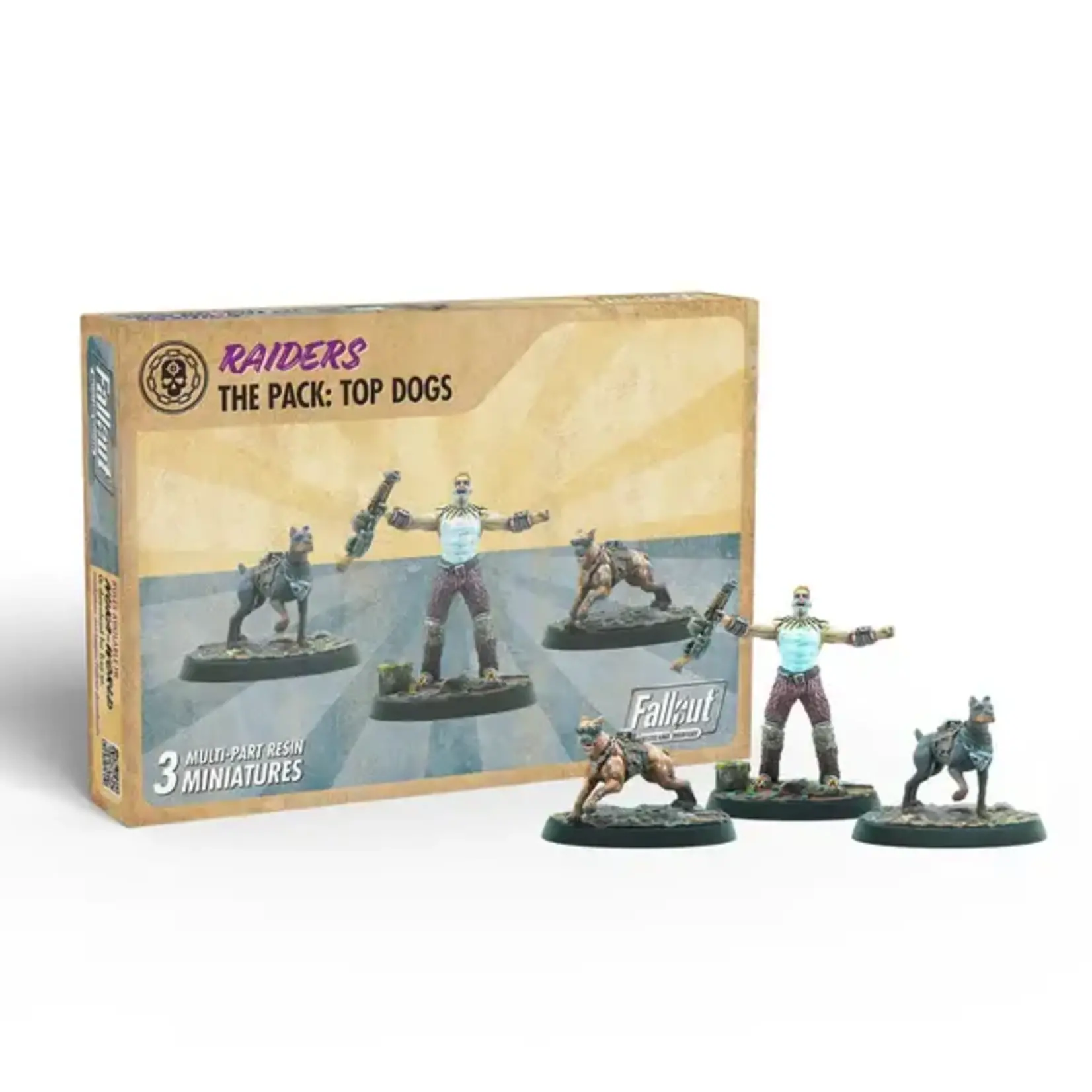Modiphius The Pack: Top Dogs - Raiders - Fallout: Wasteland Warfare