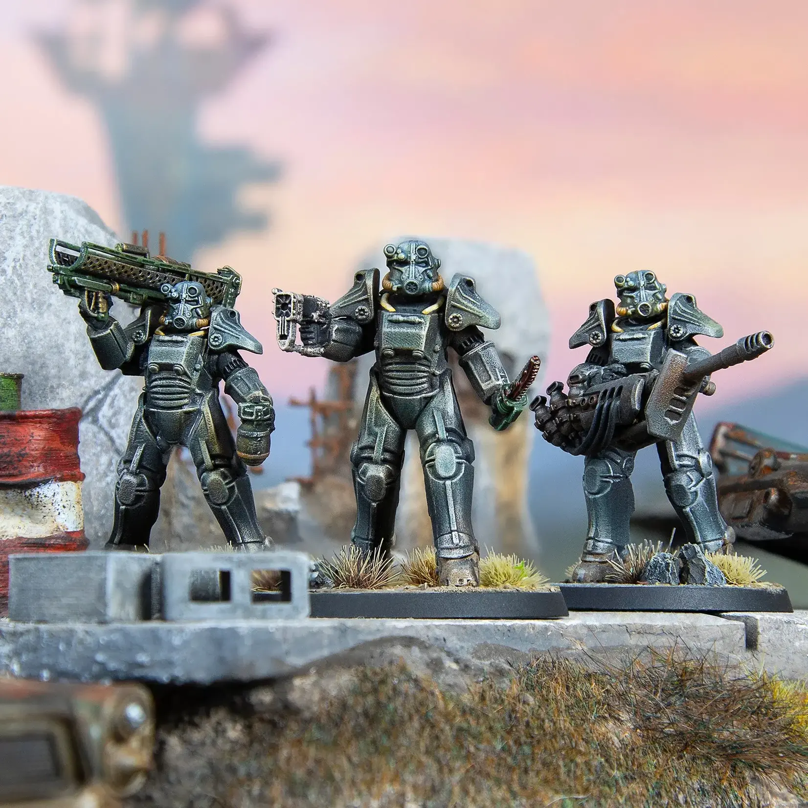Modiphius Heavy Armor (T45) - Brotherhood of Steel - Fallout: Wasteland Warfare