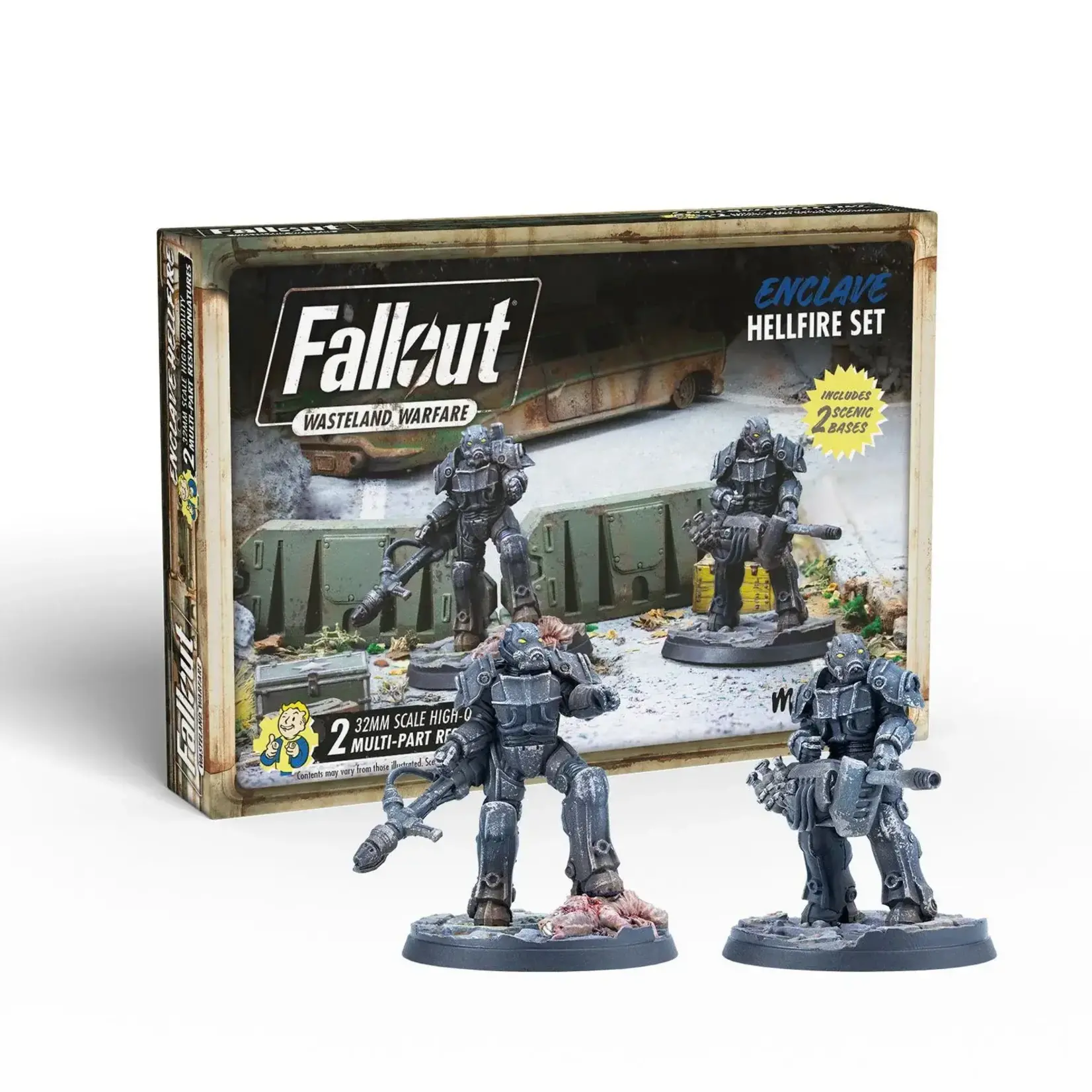 Modiphius Hellfire Set - Enclave - Fallout: Wasteland Warfare