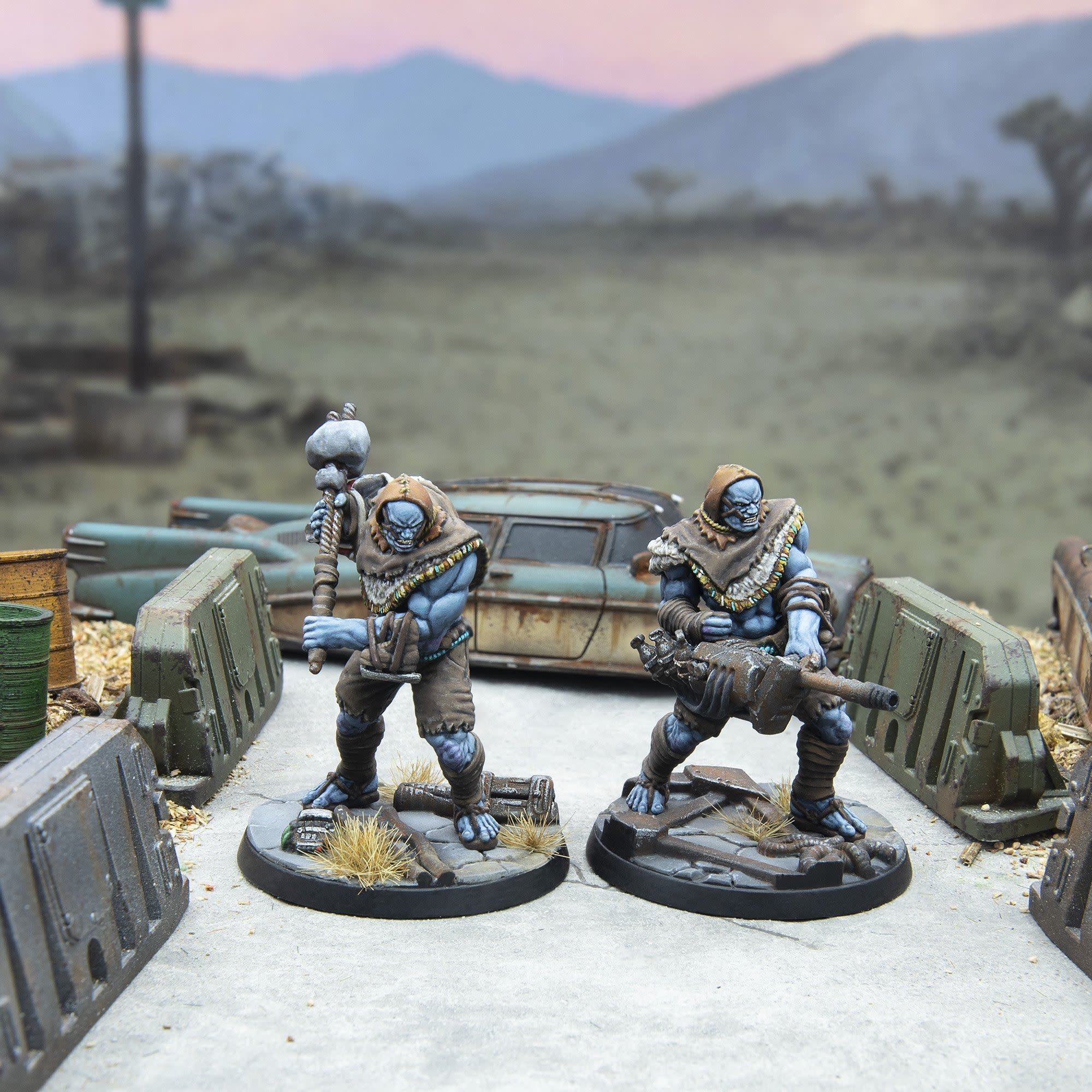 Odiphius Fallout Wasteland Warfare: Super Utants Core Box (Updated) - 7 Unpainted Resin