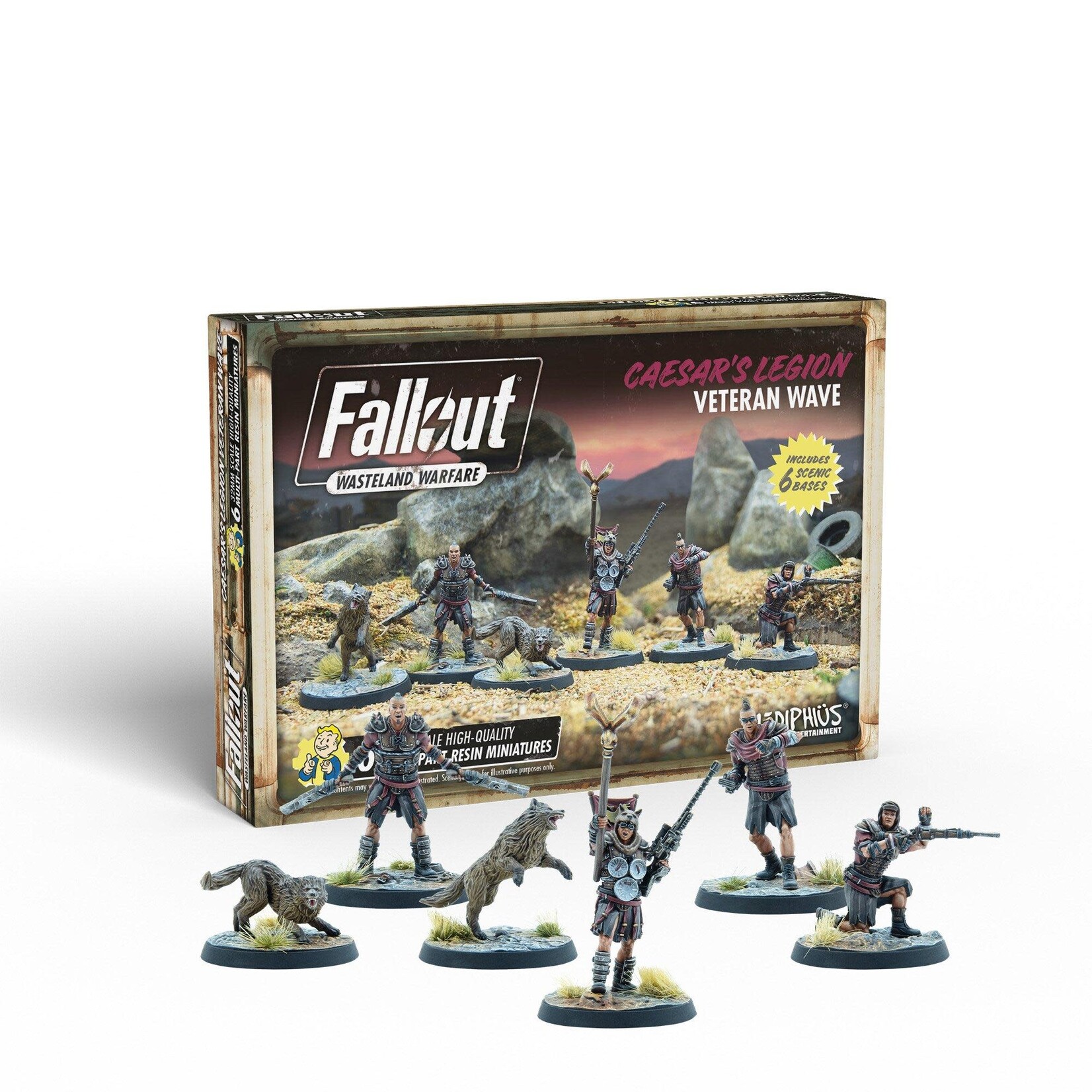 Modiphius Veteran Wave - Caesar's Legion - Fallout: Wasteland Warfare